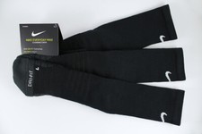 NIKE DRI-FIT MAX CUSHION CREW SOCKS 3-PAIR BLACK L-R MARKED MENS SHOE SIZE 6-15