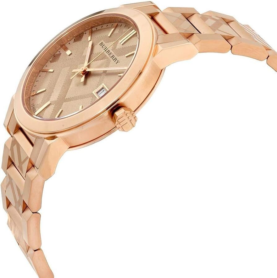 【箱付】Burberrys バーバリー チェンジベゼル 7色 レディース腕時計 NEW BURBERRY WOMENS BU9146 WATCH STAINLESS STEEL ROSE GOLD THE