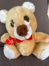 Vintage  I love you  Bearly Russ Teddy Bear