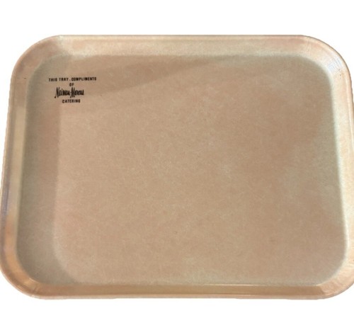 Vintage Neiman Marcus Catering Camtray By Cambro Beige Fiberglass Serving Tray - Foto 2 di 16