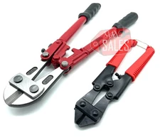14" & 8" Bolt Lock Cutter Hand Jaws Blades Chain Wire Fence Cable Rebar Wire 