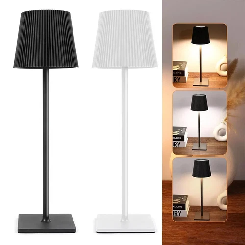 1/2PCS USB Kabellose Tischlampe LED Nachttischlampen Desktop Akku Dimmbar Lam