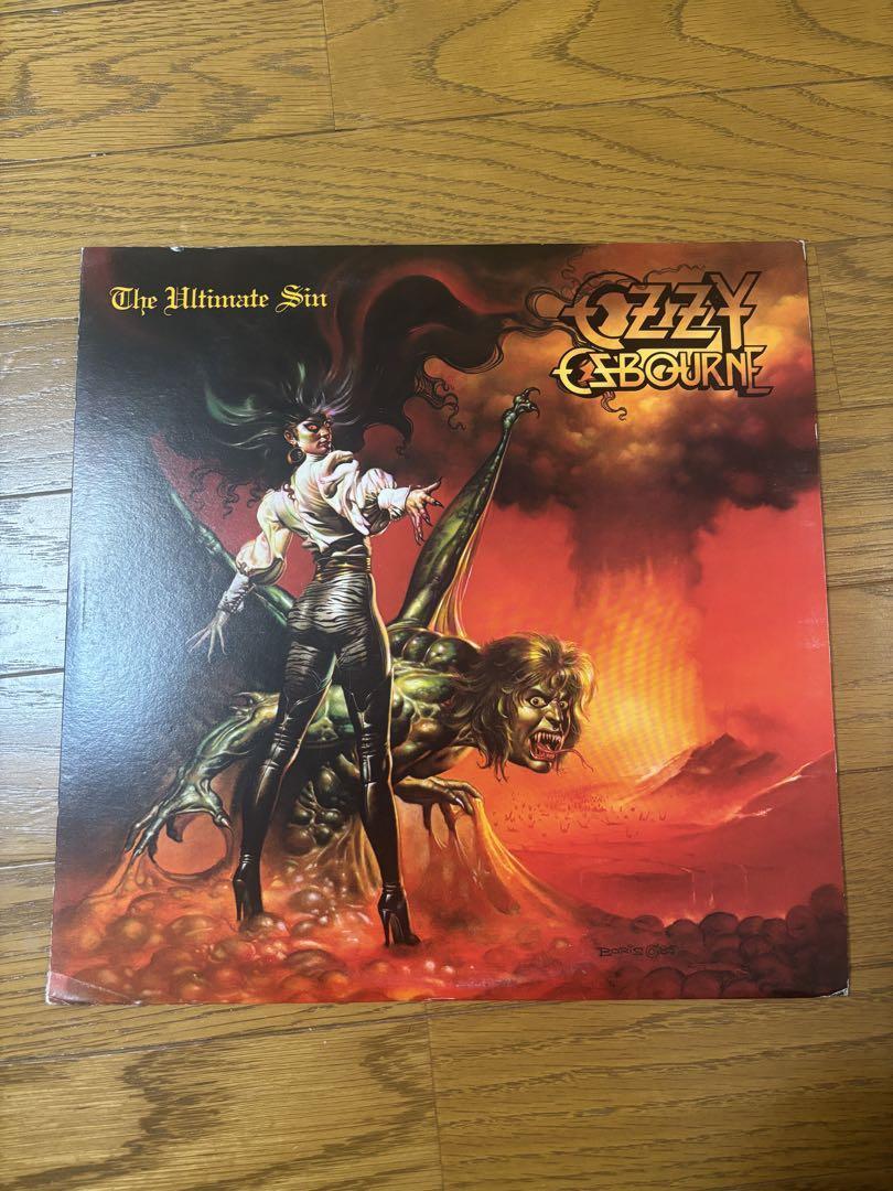 Ozzy Osbourne Crime And Punishment Record Lp No Obi With Sticker