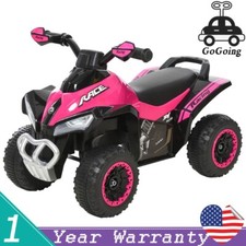 Kids Ride On Push Car Ride Racer Foot-to-floor Sliding Car Walking ATV Toy Pink