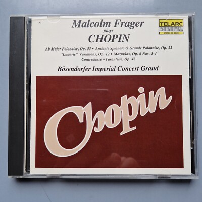 Malcolm Frager - Chopin    Malcolm Frager Plays Chopin Telarc  CD