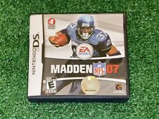 Madden NFL 07 Nintendo DS 2006 Video Game + Greg Hastings Tournament Paintball