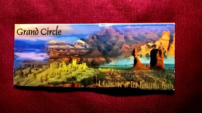 10 Beautiful Panoramic Picture Cards ''Grand Circle'', 24 x 9.4 cm