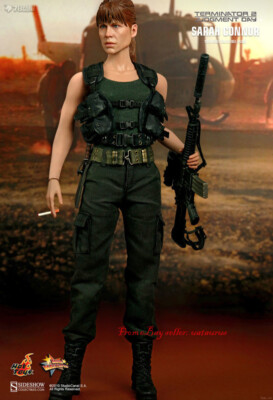Perfect HotToys 1/6 Mms119 Sarah Connor Terminator 2 Judgment Day