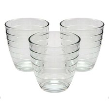 Image of 6 Pack of 230ML Crystal Glasses Stunning Cut Tumbler Cocktail Whisky Juice Drink