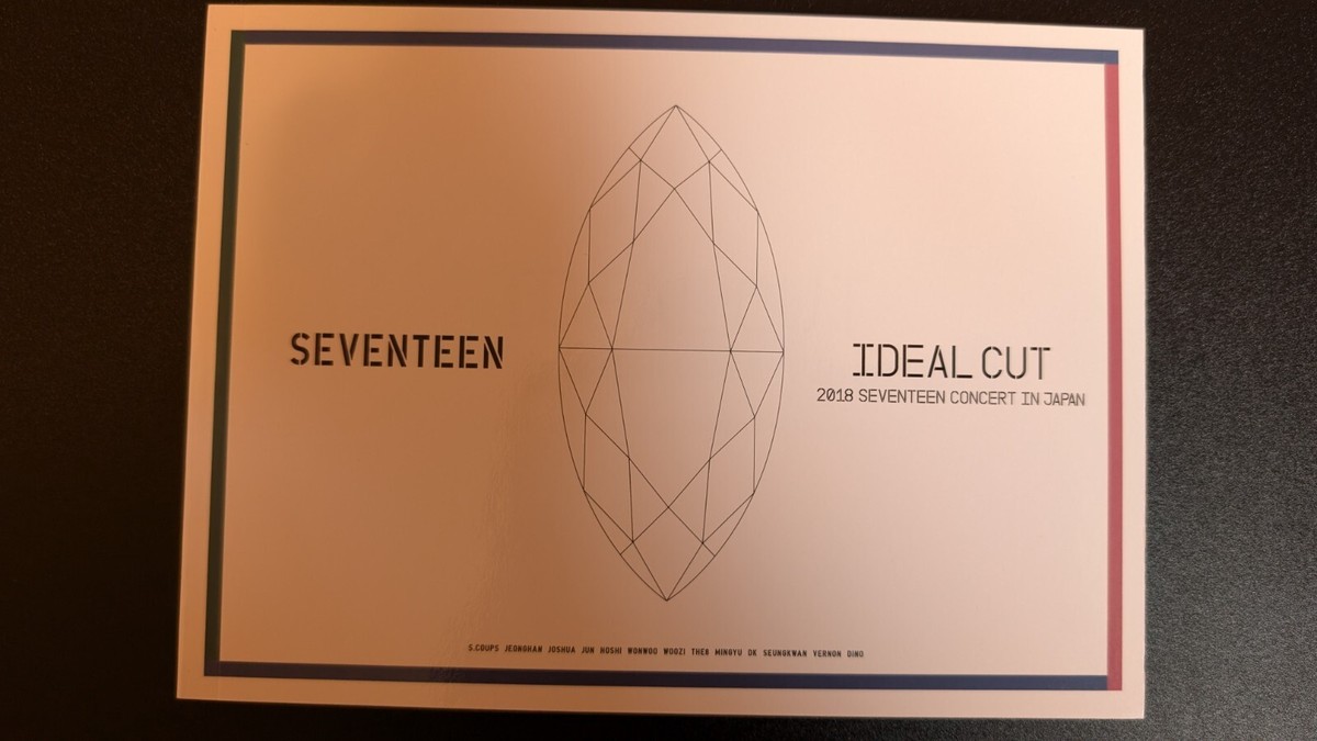 2018 Seventeen Ideal Cut in Japan DVD - No photocards, only