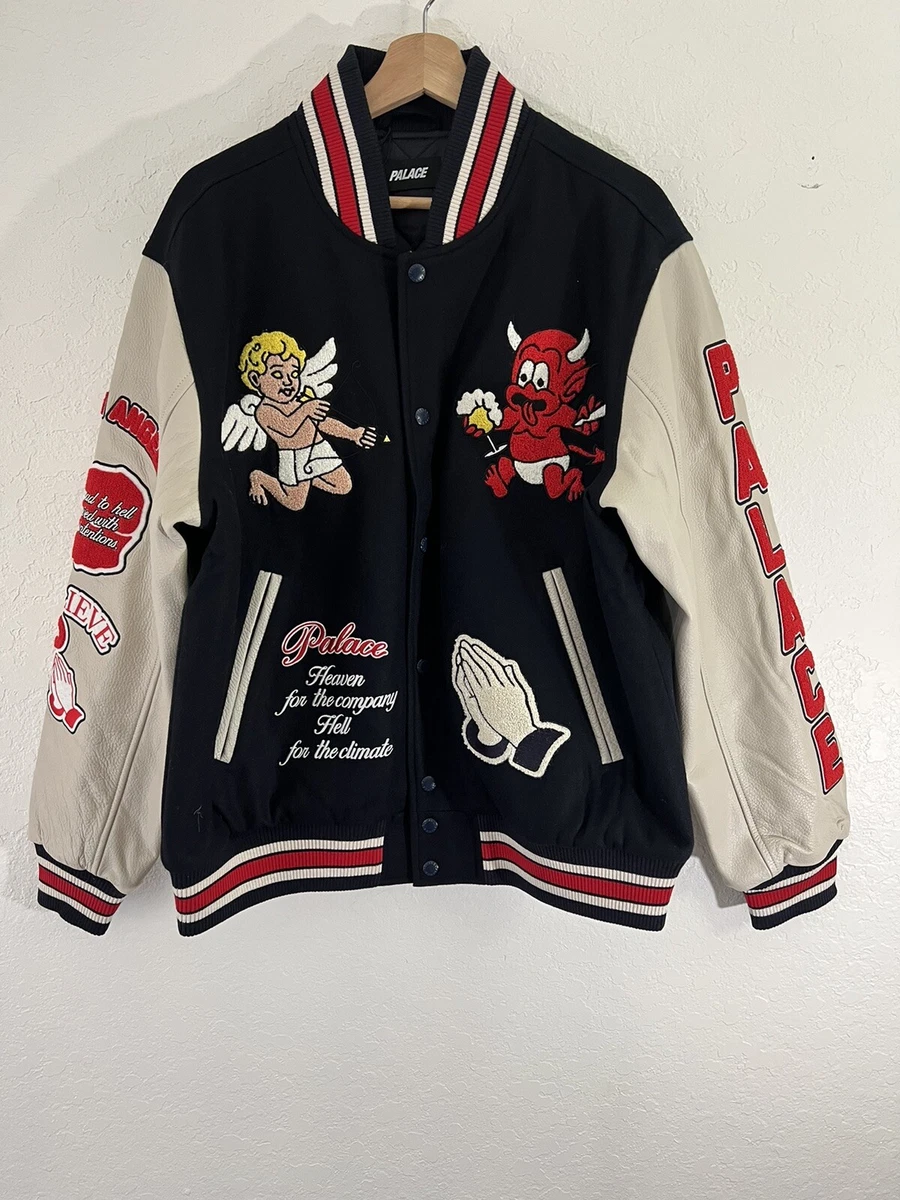 Palace Fallen Angels Varsity Jacket SIZE L New Ready To Ship
