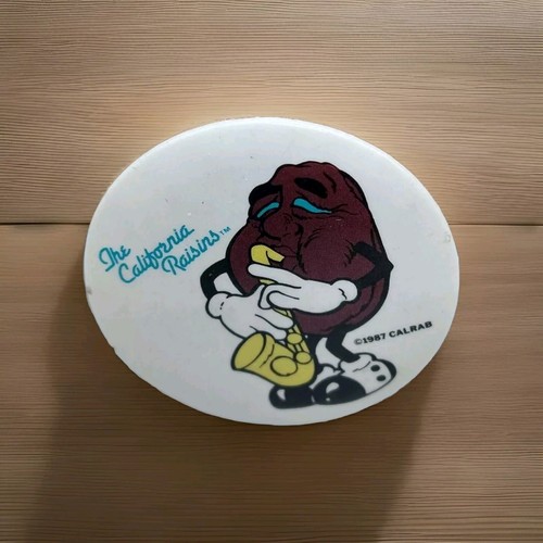 California Raisins Vtg Pin Pinback Button 80's Calrab Retro Accessories - 第 1/2 張圖片