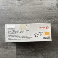 Xerox Phase 6000/6010 Workcentre 6015 Yellow Toner 106R01629 OEM Xerox Sealed