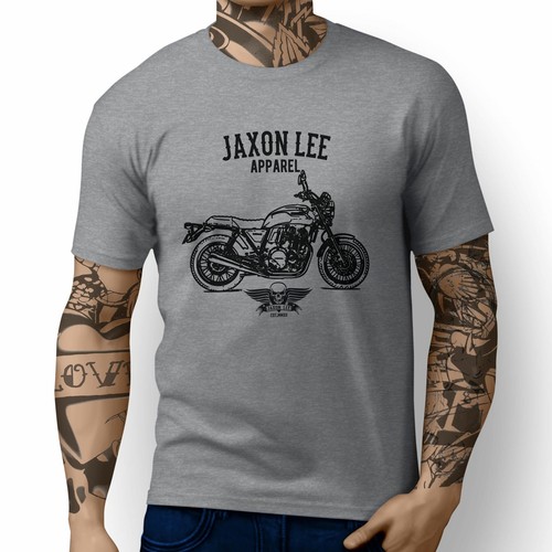 Camiseta Jaxon Lee* Ilustración para un ventilador de motocicleta Honda CB1100EX - Imagen 9 de 24