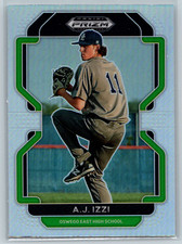2022 Panini Prizm Draft Picks #PDP126 A.J. Izzi Silver