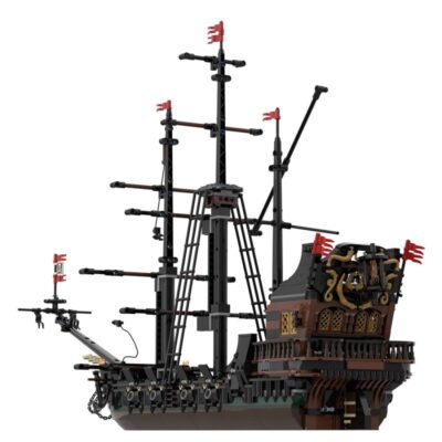 Medieval Pirate Ship 1411 Parts MOC-36789 Building Blocks Toys Set