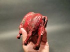 Antique Style Buffalo Gasoline Cast Iron Coin Bank — photo 8