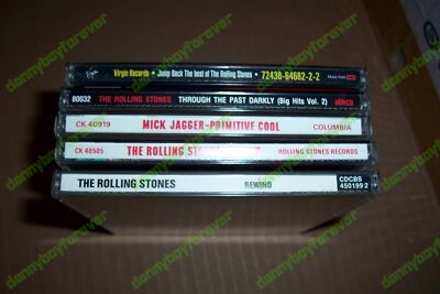 Rolling Stones Mick Jagger 5 CD Lot Rewind Austria DADC & US CMU P Through Past