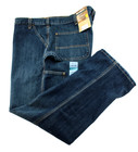 New CARHARTT Holter Size 42 x 30 Blue Denim Relaxed Fit Men's Utility Jeans