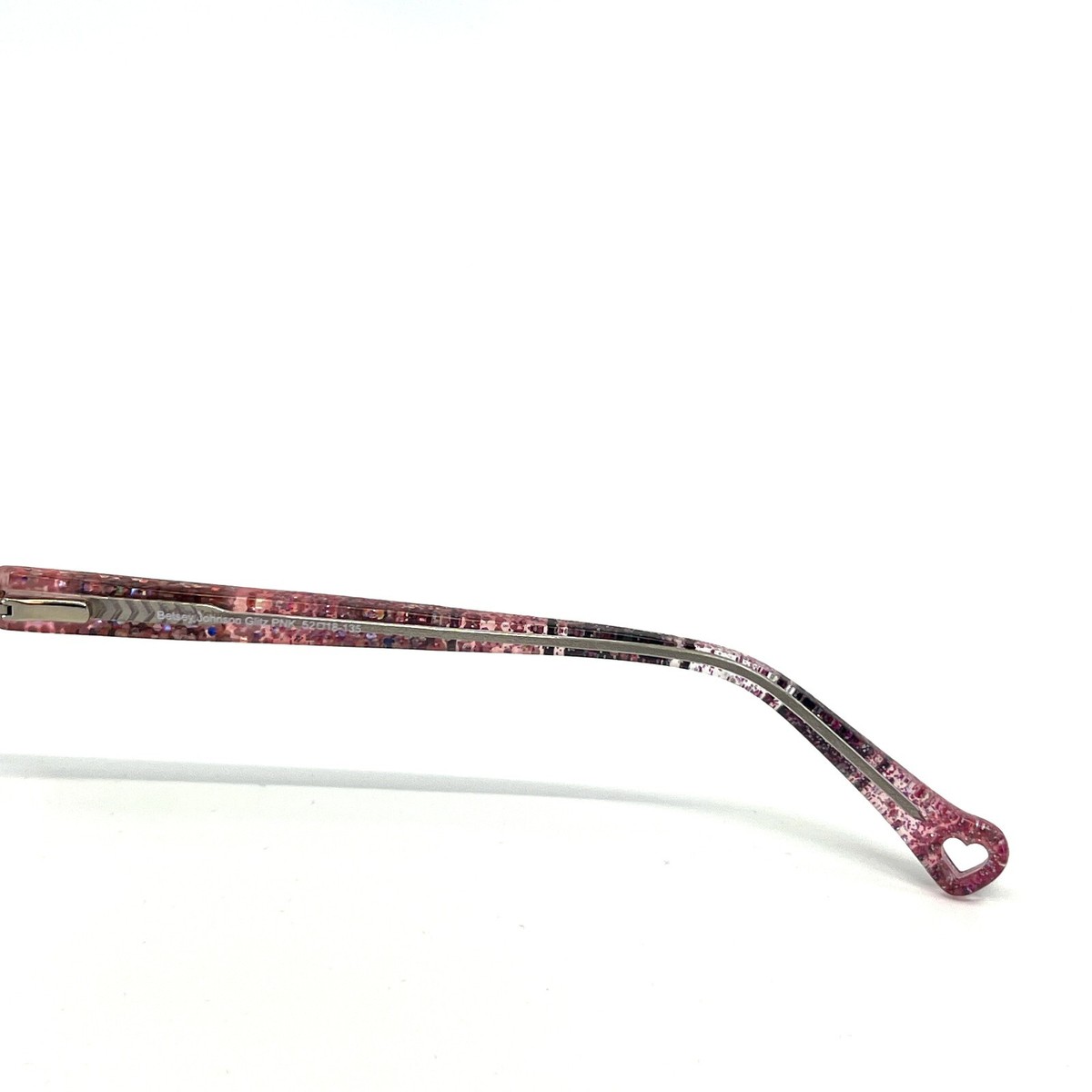 Betsey Johnson Eyeglasses Glitz PNK Black Full Rim Metal  display picture 1