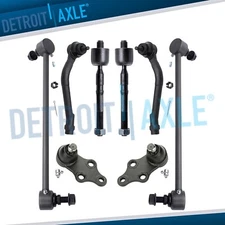 Front Tie Rod Ends Sway Bars Ball Joints Kit for 2011 2012 Hyundai Sonata 2.4L