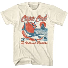 Cape Cod National Seashore Shark Men's T Shirt