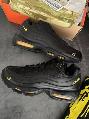 NIKE X CORTEIZ AIR MAX 95 ‘HONEY BLACK’ YELLOW UK 10/US 11 IN HAND 🐝  UK