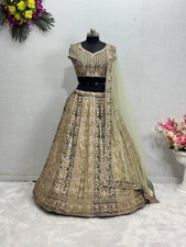 FUNCTION WEAR FAUX GEORGETTE MULTI COLOR LEHENGA CHOLI WITH BLOUSE FOR WOMEN