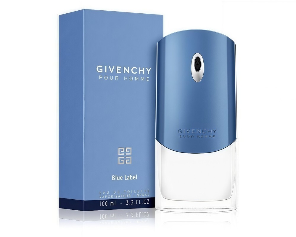 New packaging Givenchy Pour Homme Blue Label Men Eau de Toilette Spray 3.3 oz