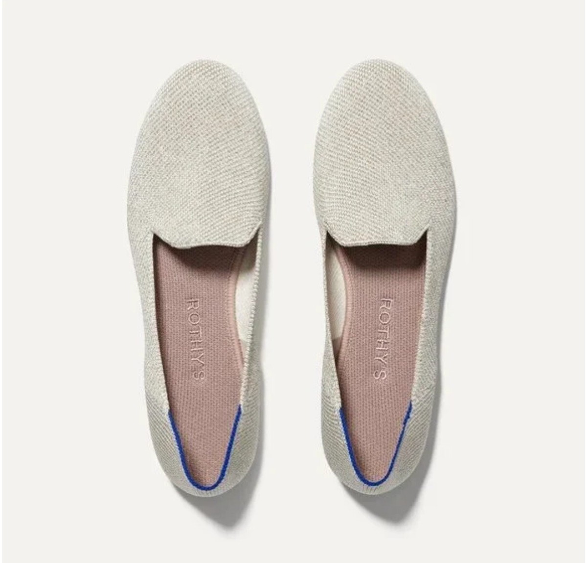 Rothy\'s Gray Loafers with Textured Slip-On Design Rothy main image 4
