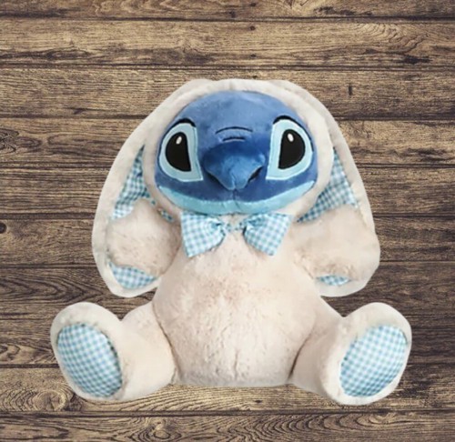 Disney Store Lilo and Stitch Easter Bunny Rabbit 10” Plush Stuffed Animal