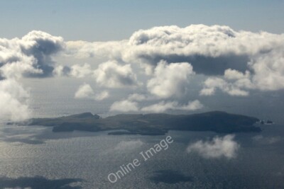 Foto 6x4 Fair Isle aus der Luft Bird Obsy aufgenommen aus einem Flugzeug unterwegs fr c2010