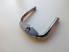 Bulova N.O.S. 14 MM steel watch band buckle - NO prong or bar