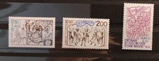 lot timbres france neuf** année 1981 n° 2138 2139 2140