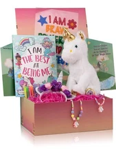 The Memory Building Company Kids Toys - Large Unicorn Surprise Box for Girls and