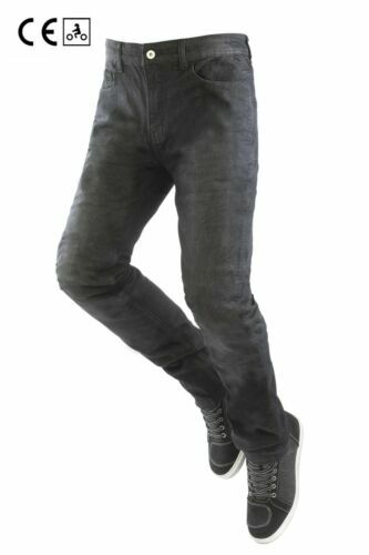 Jeans Moto Uomo Con Protezioni – Pantaloni Rinforzati Con Armature Ginocchia