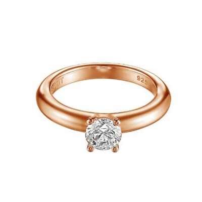 Esprit Damen Ring Silber Zirkonia Petite ESRG92235A1 Fruugo IN