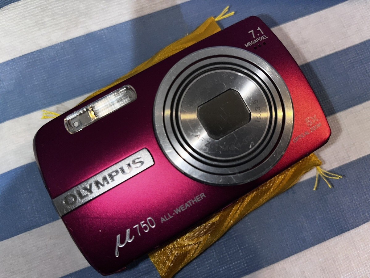 Olympus OLYMPUS μ750,7MP,5x,f/3.3,2.5inch,Sunset Red fromJapan