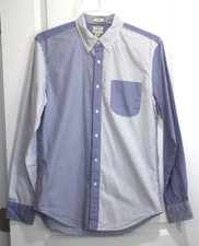 J CREW Secret Wash Organic Cotton Poplin Long Sleeve Button Down Shirt Sz M Slim