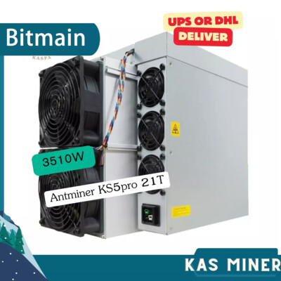New Bitmain Antminer KS5 pro 21T 3150w Kaspa Crypto Kas Miner with PSU Ship Nov