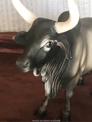 brahma bull rocking horse