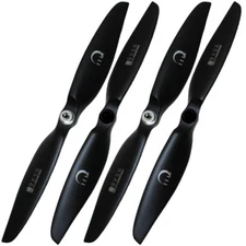 XOAR DJI Phantom 3 & 4 Black Wood Self-Tightening Propeller Props 9450 (2 Pairs)