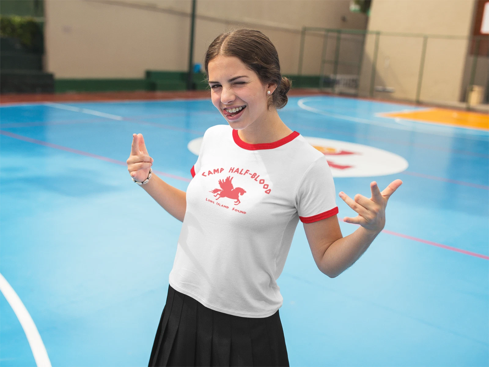 Percy Jackson - Camp Half Blood - Retro Ringer Shirt
Opens in a new window or tab