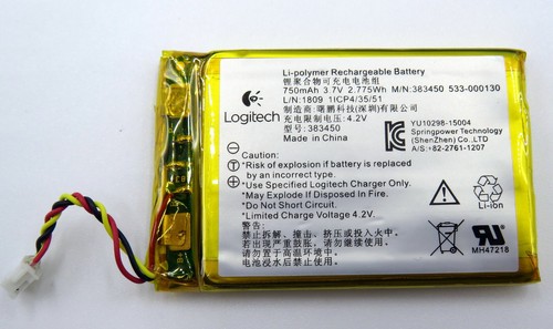 Logitech G900 & G903 original Ersatz-Akku, Li-polymer Akku, 750mAh 3,7V - Bild 4 von 7