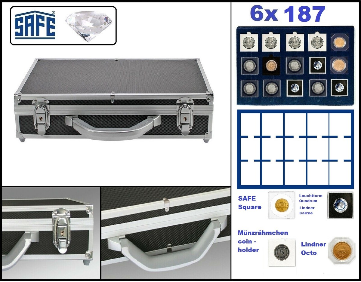 SAFE Münzkapsel Square quadratisch für 30 mm Durchmesser SAFE Münzkapsel Square quadratisch für 30 mm Durchmesser