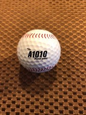 LOGO GOLF BALL-THE A1010 PRO-SET WILSON BASEBALL...BASEBALL DESIGN..COOL