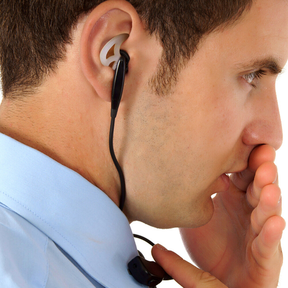 Radio Replacement Earmold Earbud Silicone Earplugs Secure Earpiece