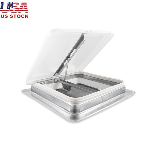RV Roof Vent Kit Replacement Built-In Screen Easy Install Leak Proof Ventilation