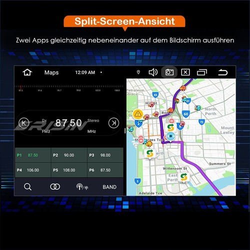 8-Kern 64GB Android 13 Autoradio GPS Navi DSP für Mercedes C/CLK/CLC Klasse W203 - Bild 7 von 24