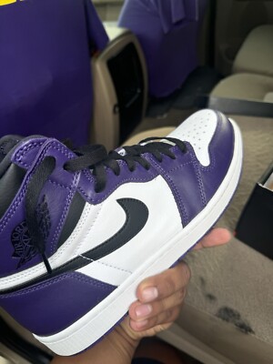Size 10 - Jordan 1 Retro OG High Court Purple 2.0